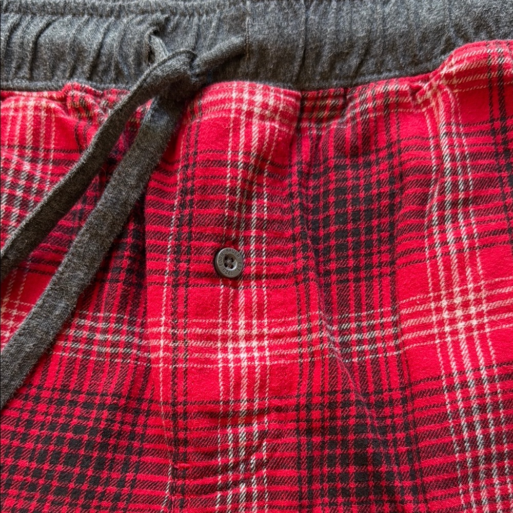 Eddie Bauer & Perry Ellis Lounge Red & Blue Plaid Pants - Picture 5 of 10